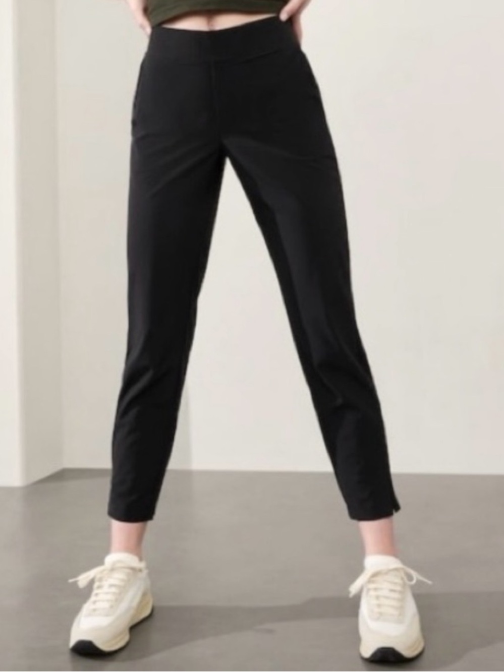 Athleta Brooklyn Ankle Pants Women’s Size 12 Petite Pull On Lightweight Travel